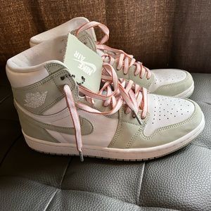 Green air Jordan ones